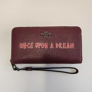NWT CD971 COACH Disney X Long Zip Wallet Once Upon a Dream Sleeping Beauty